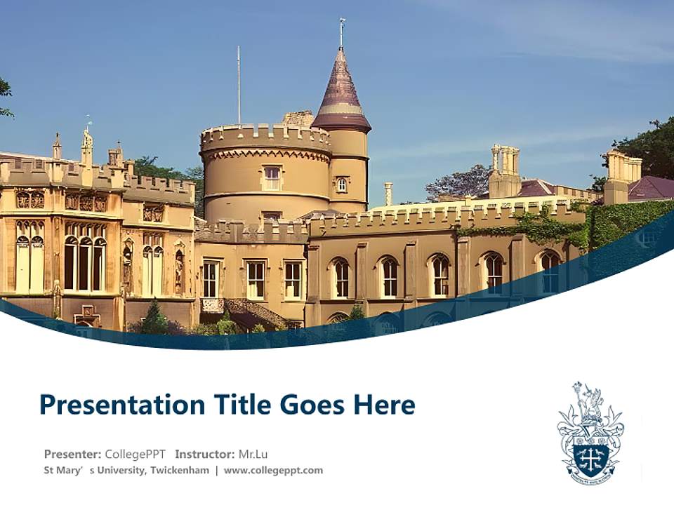 St Mary’s University, Twickenham Course/Courseware Creation PPT Template4:3 ratio PPT effect preview image5