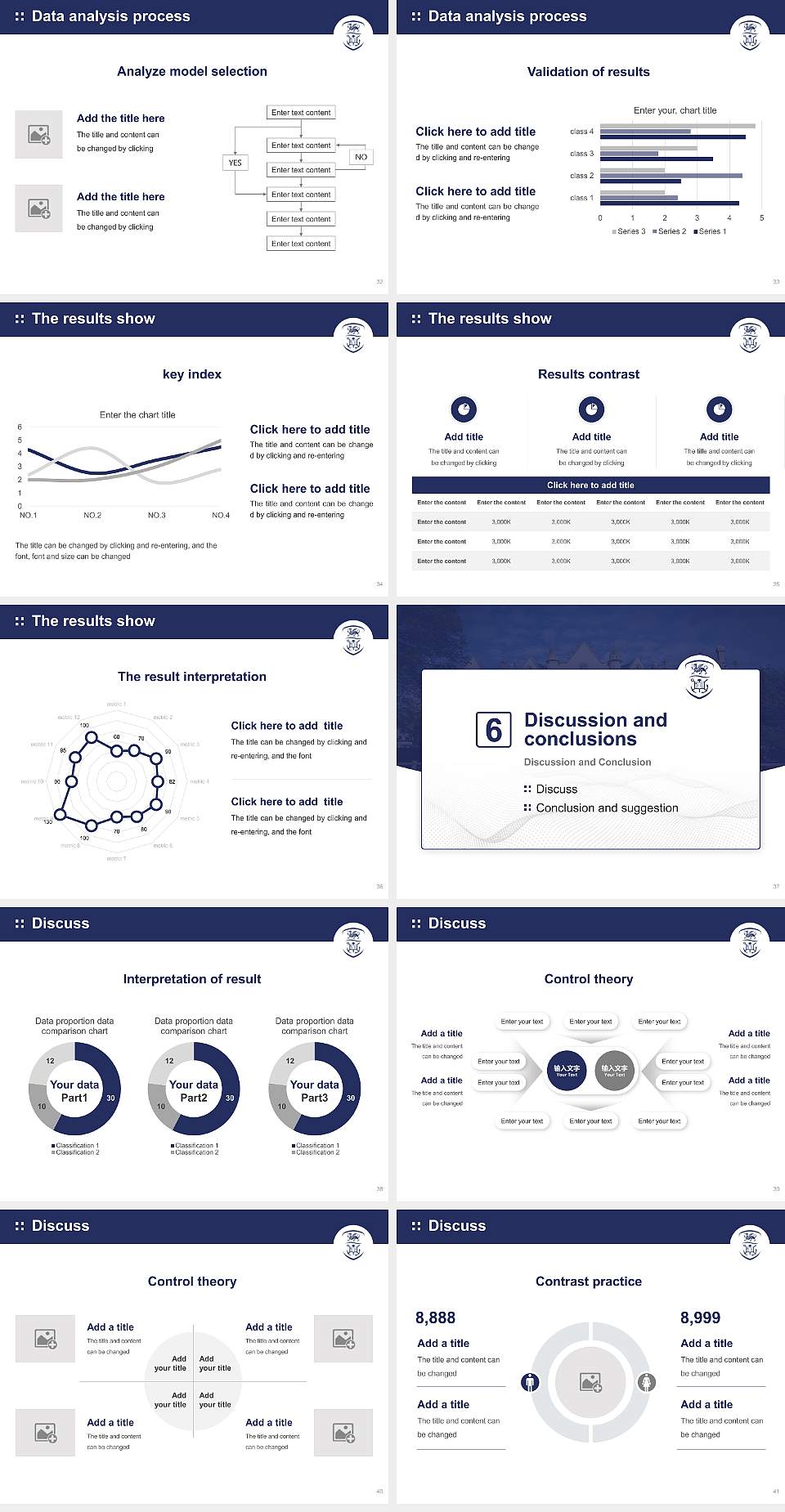 Swansea University Graduation Thesis Defense PPT Template4:3 ratio PPT effect preview image5