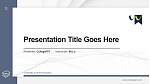 University of Wolverhampton Thesis Proposal/Graduation Defense PPT Template
