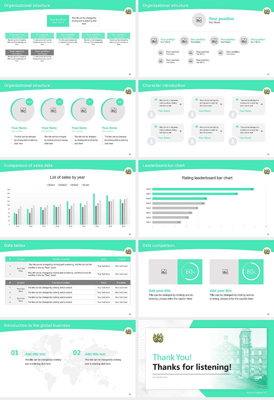 University of Cumbria Academic Presentation/Research Findings Report PPT Template16:9 ratio PPT effect preview image4