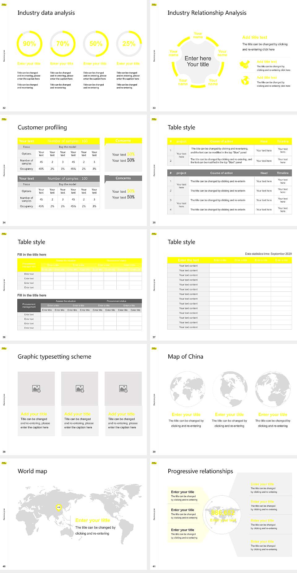 Norwich University of the Arts Competition/Entrepreneurship Contest PPT Template4:3 ratio PPT effect preview image5