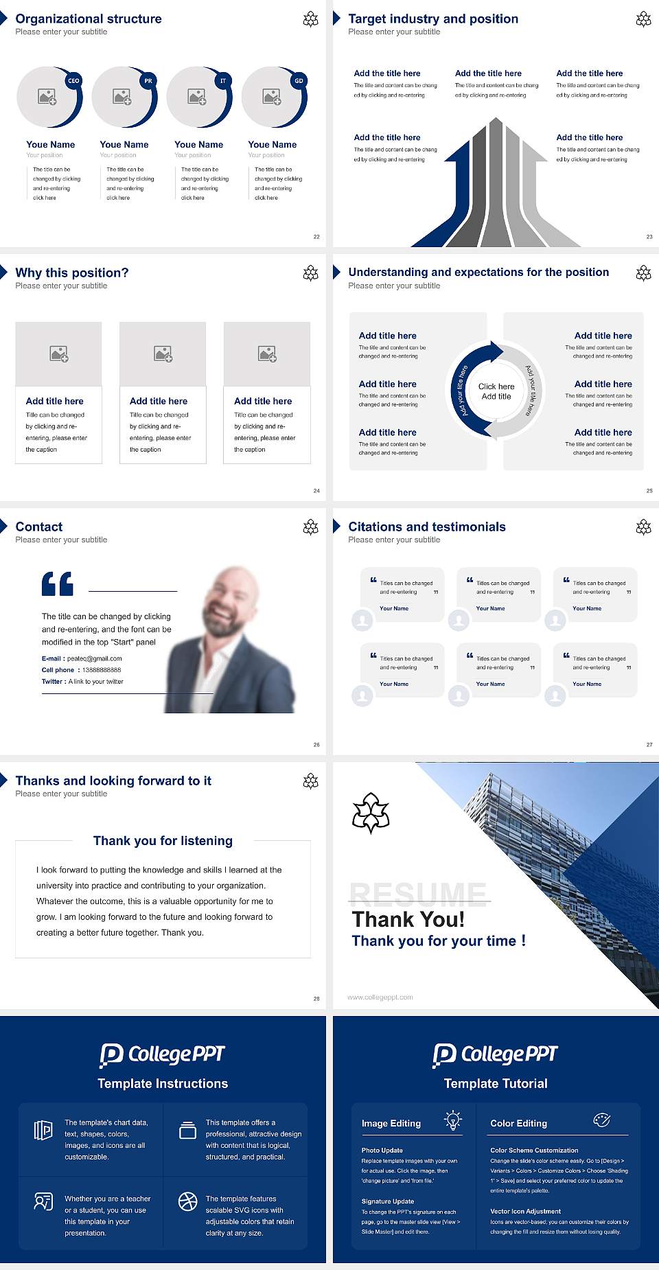 Manchester Metropolitan University Resume PPT Template4:3 ratio PPT effect preview image4