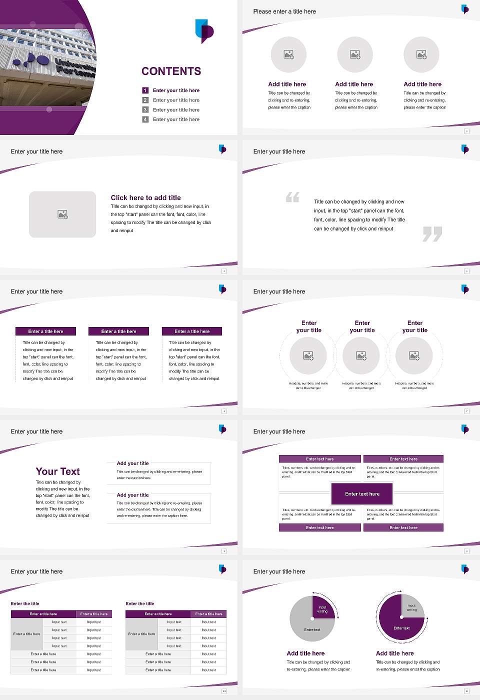 University of Portsmouth Course/Courseware Creation PPT Template16:9 ratio PPT effect preview image2