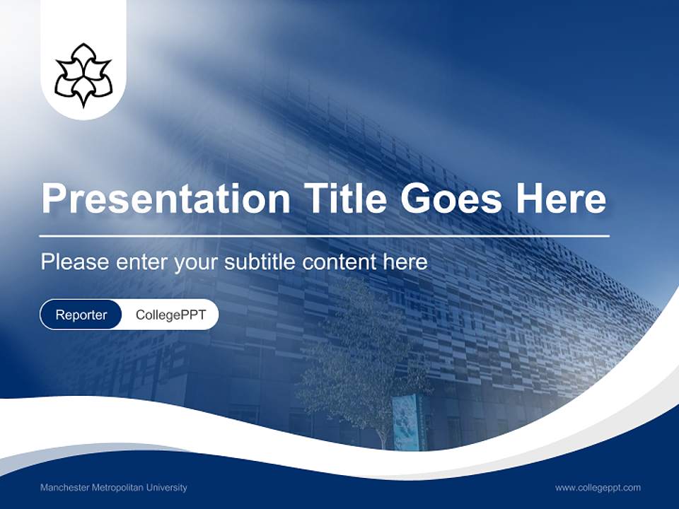 Manchester Metropolitan University Lecture Sharing and Networking Event PPT Template4:3 ratio PPT effect preview image4
