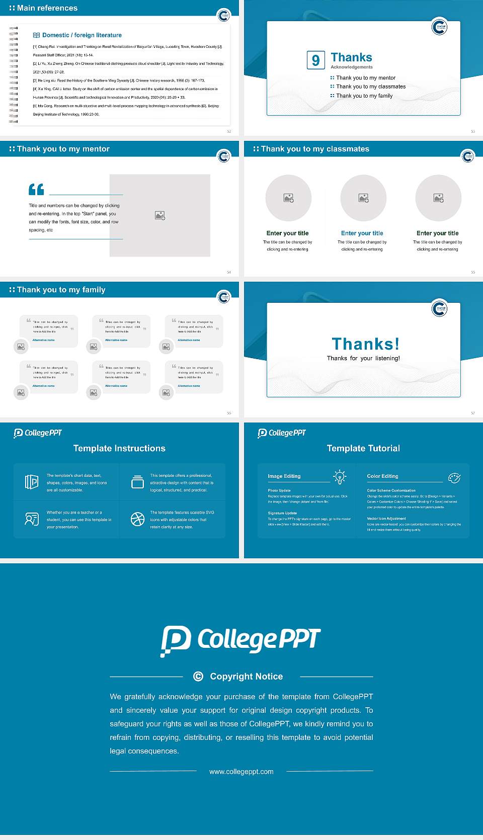 Cranfield University Graduation Thesis Defense PPT Template16:9 ratio PPT effect preview image7