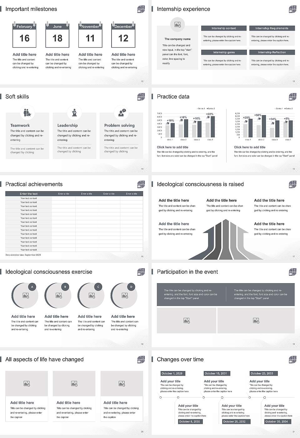 University of Bradford National Scholarship Defense PPT Template16:9 ratio PPT effect preview image3