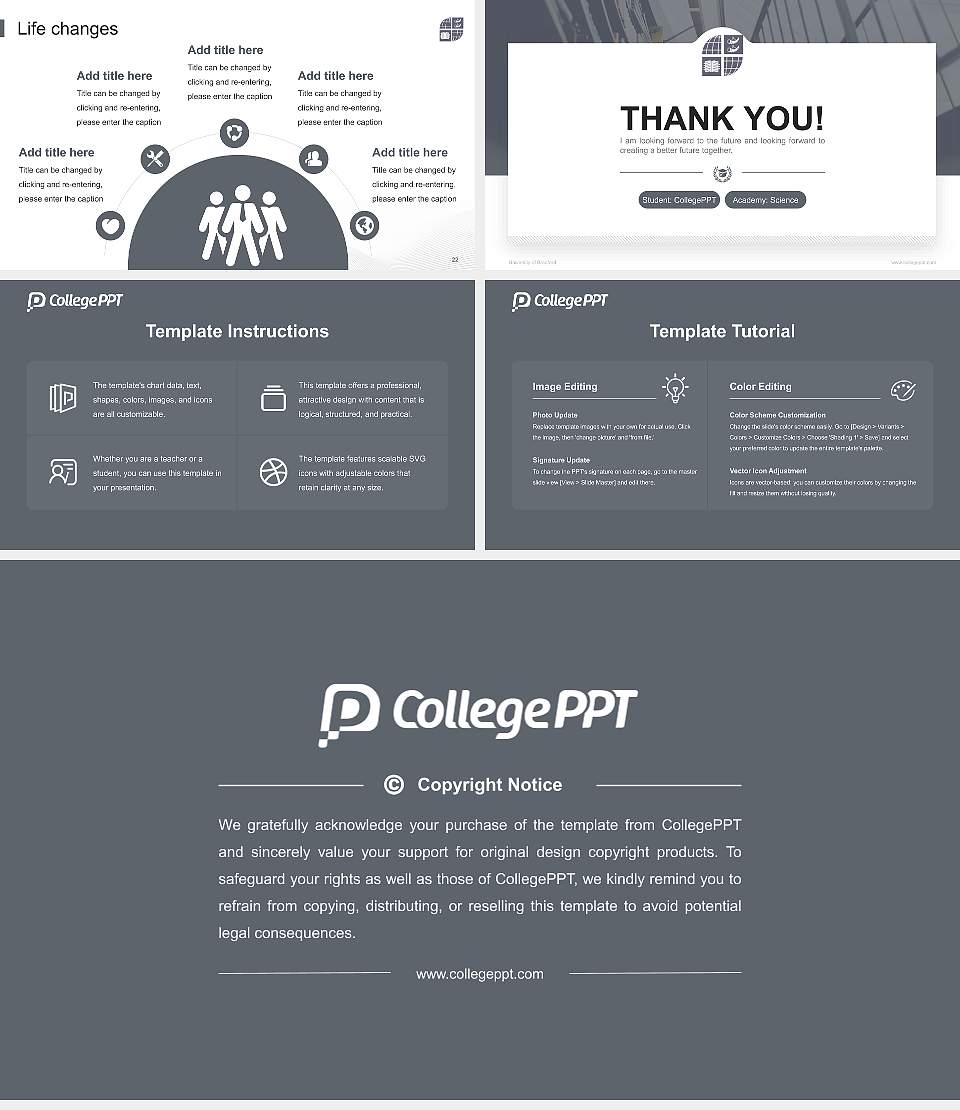 University of Bradford National Scholarship Defense PPT Template16:9 ratio PPT effect preview image4
