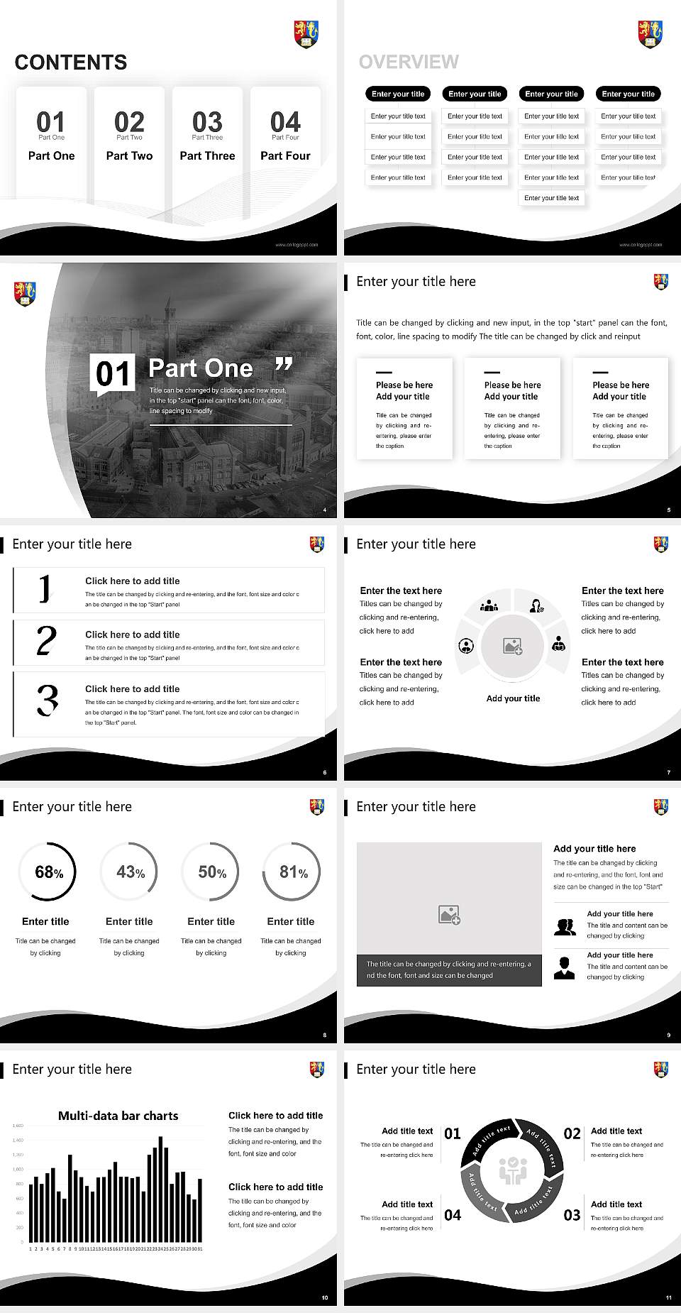 University of Birmingham Lecture Sharing and Networking Event PPT Template4:3 ratio PPT effect preview image2