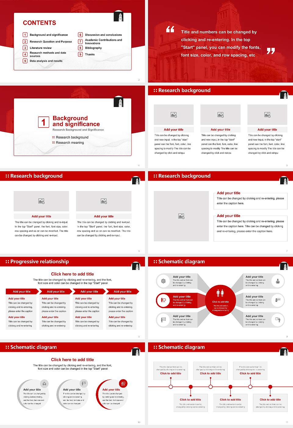 University of Leeds Graduation Thesis Defense PPT Template16:9 ratio PPT effect preview image2