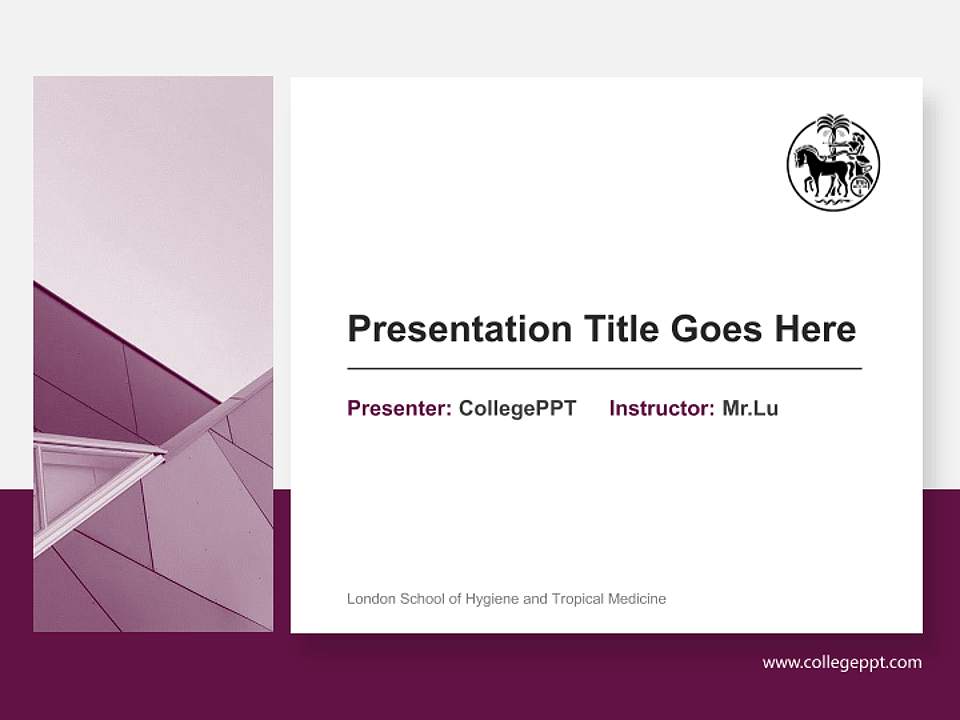 London School of Hygiene and Tropical Medicine General Purpose PPT Template4:3 ratio PPT effect preview image6