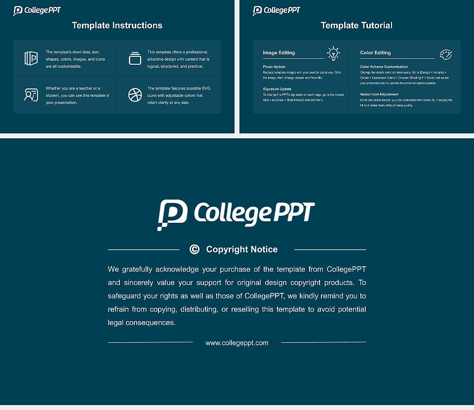 Plymouth Marjon University Course/Courseware Creation PPT Template16:9 ratio PPT effect preview image5