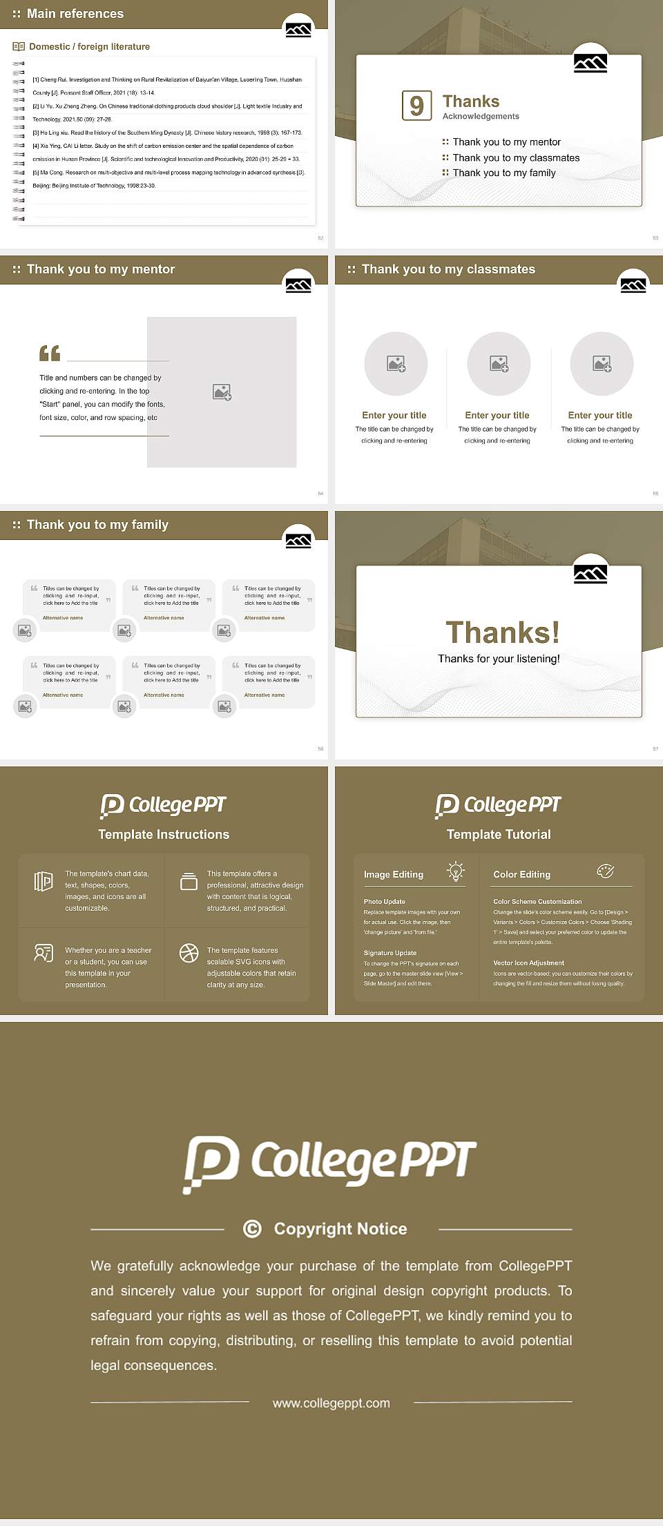 University of Derby Graduation Thesis Defense PPT Template4:3 ratio PPT effect preview image7