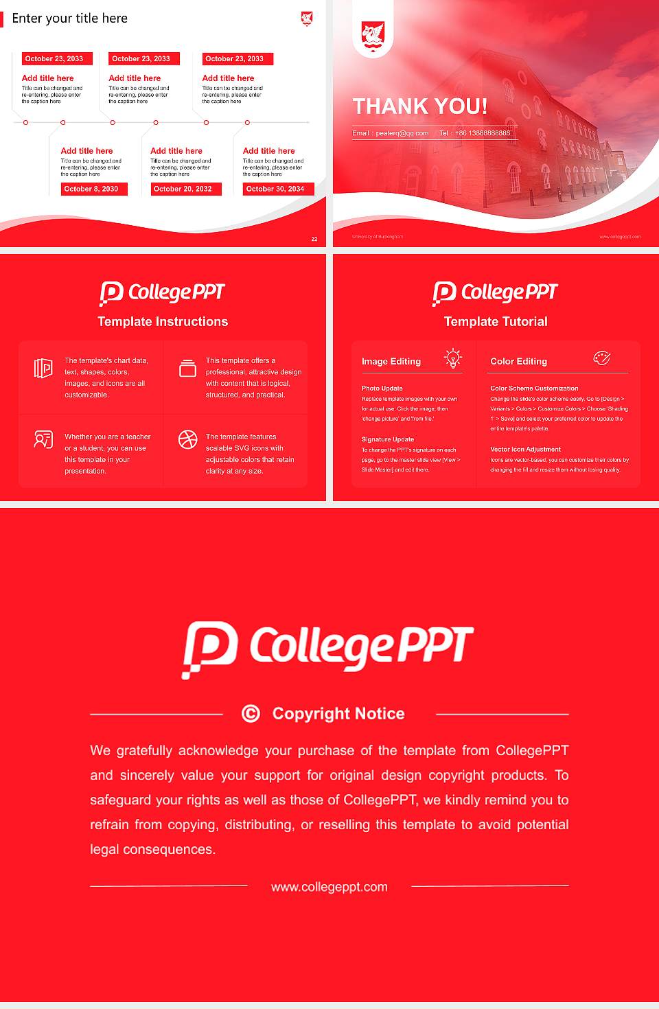 University of Buckingham Lecture Sharing and Networking Event PPT Template4:3 ratio PPT effect preview image4
