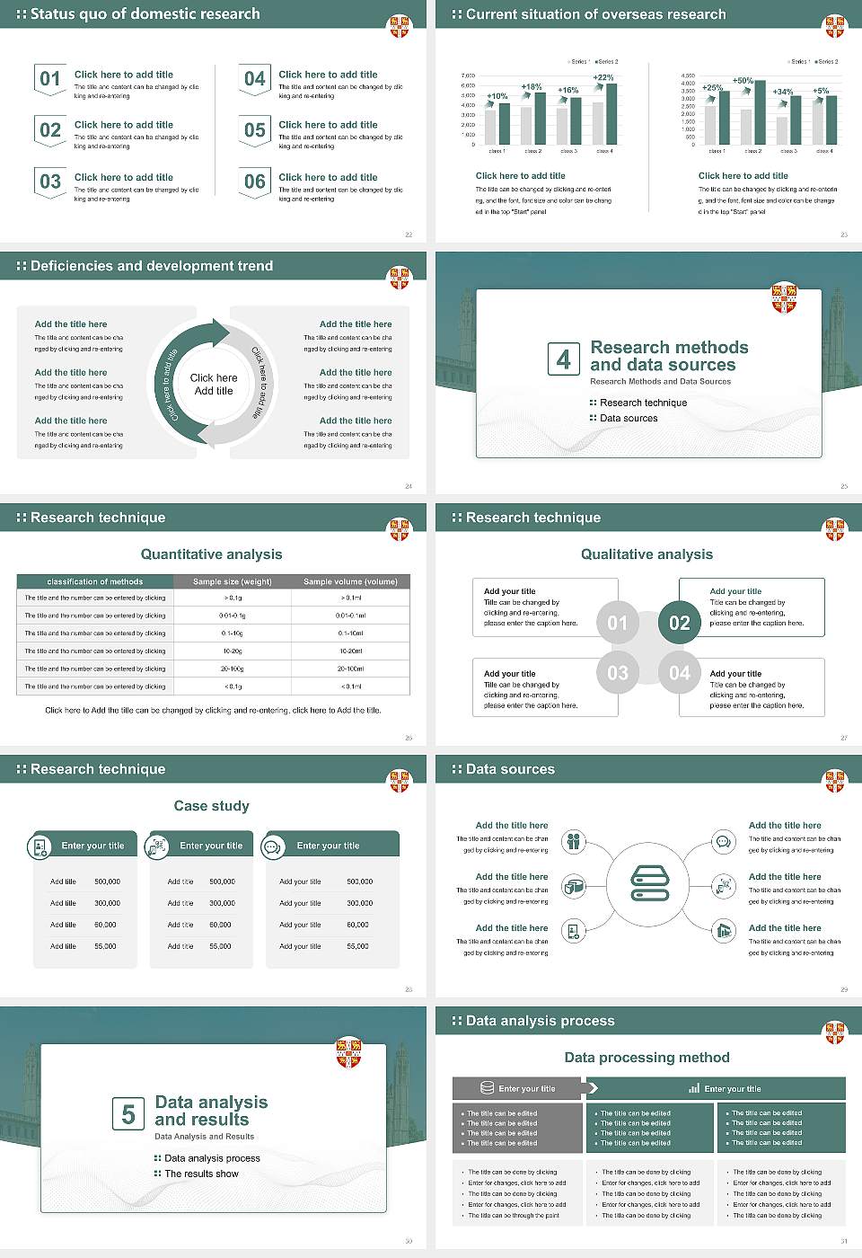 University of Cambridge Graduation Thesis Defense PPT Template16:9 ratio PPT effect preview image4