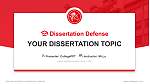 London Guildhall University학위 논문 방어PPT 템플릿