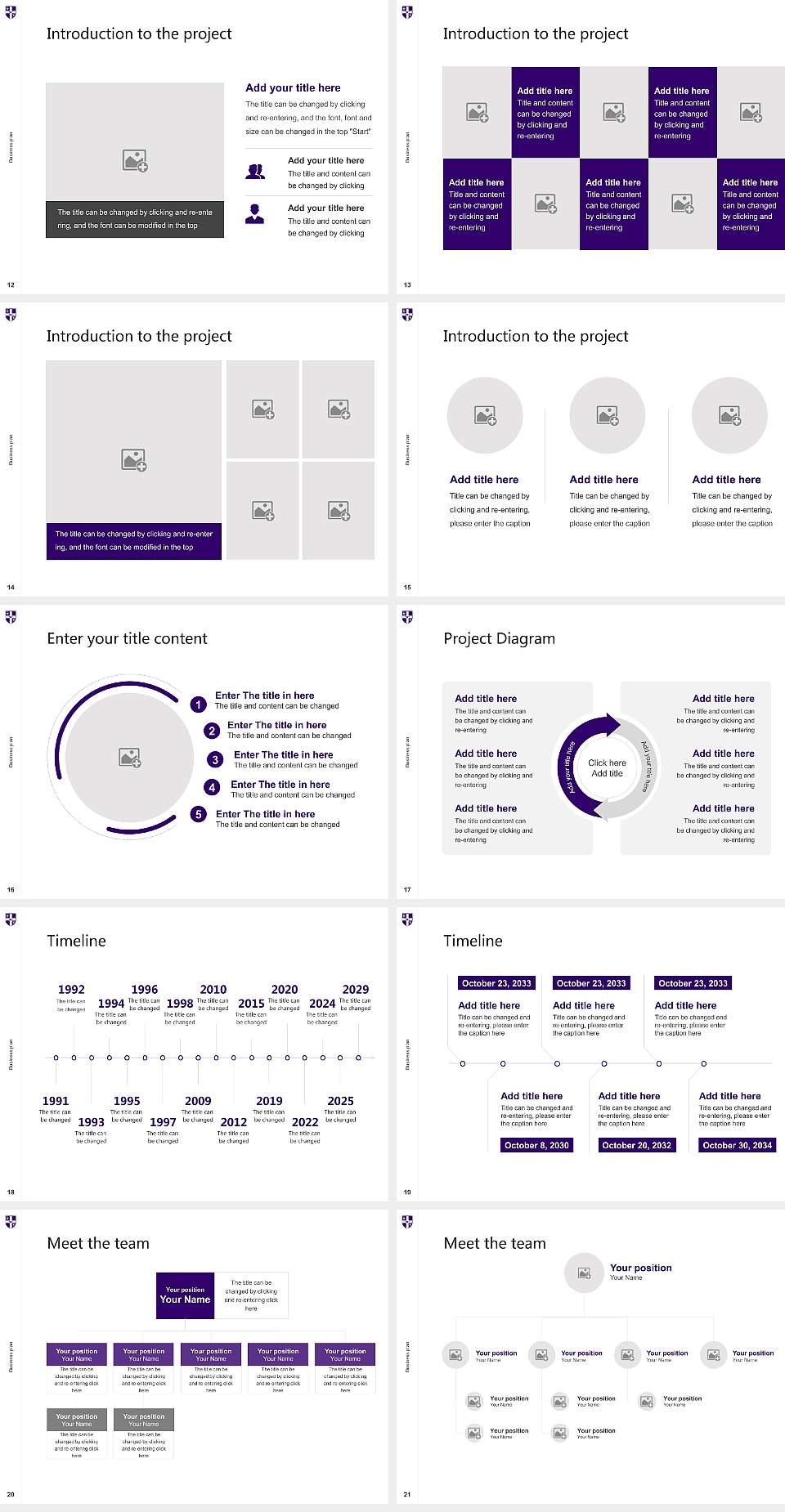 Loughborough University Competition/Entrepreneurship Contest PPT Template4:3 ratio PPT effect preview image3