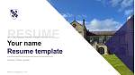 University of Wales, Lampeter Resume Templat PPT