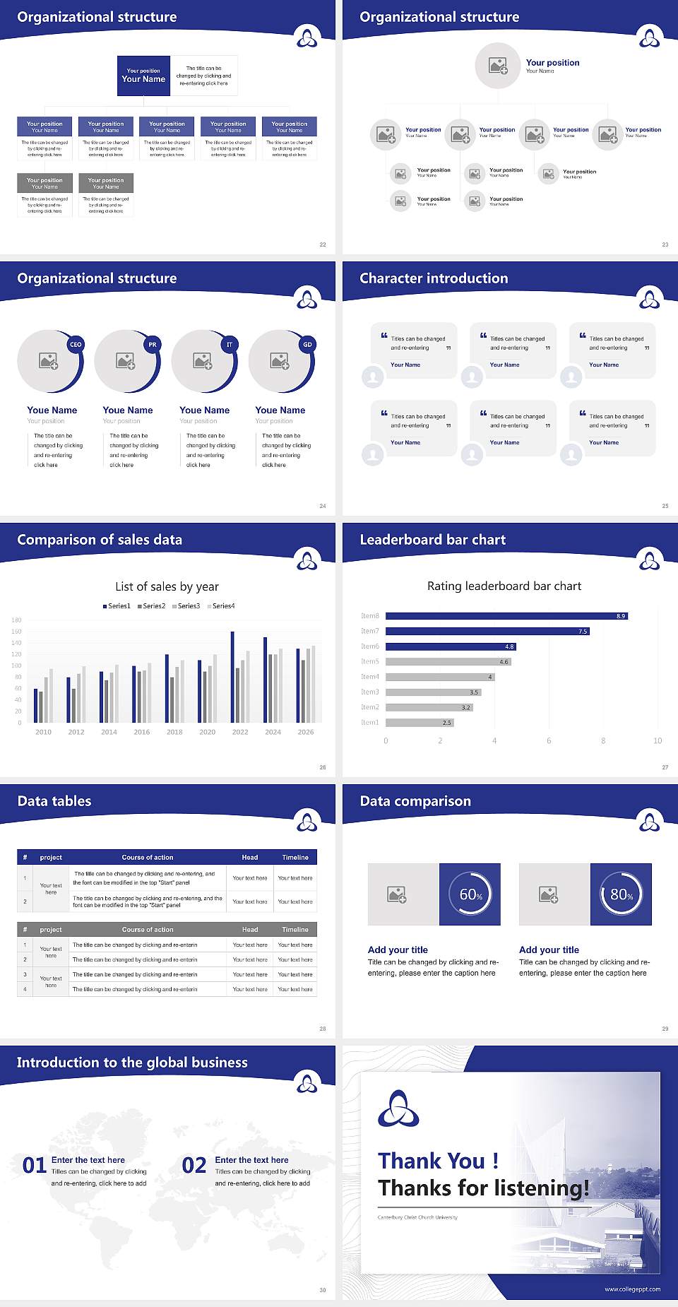 Canterbury Christ Church University Academic Presentation/Research Findings Report PPT Template4:3 ratio PPT effect preview image4