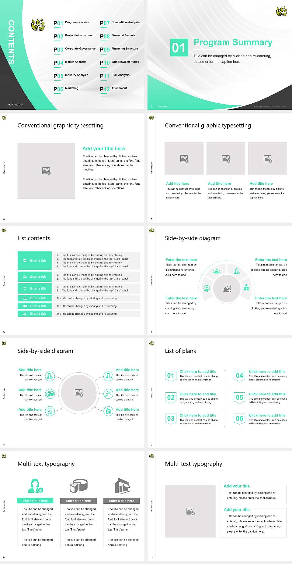 University of Cumbria Competition/Entrepreneurship Contest PPT Template4:3 ratio PPT effect preview image2