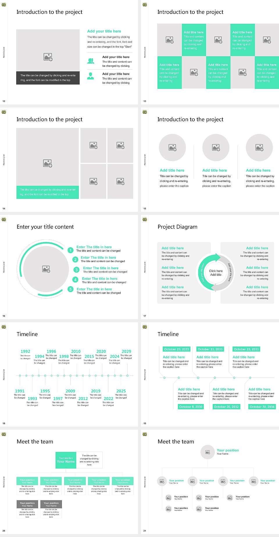 University of Cumbria Competition/Entrepreneurship Contest PPT Template4:3 ratio PPT effect preview image3