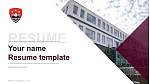 Leeds Trinity University Resume PPT Template