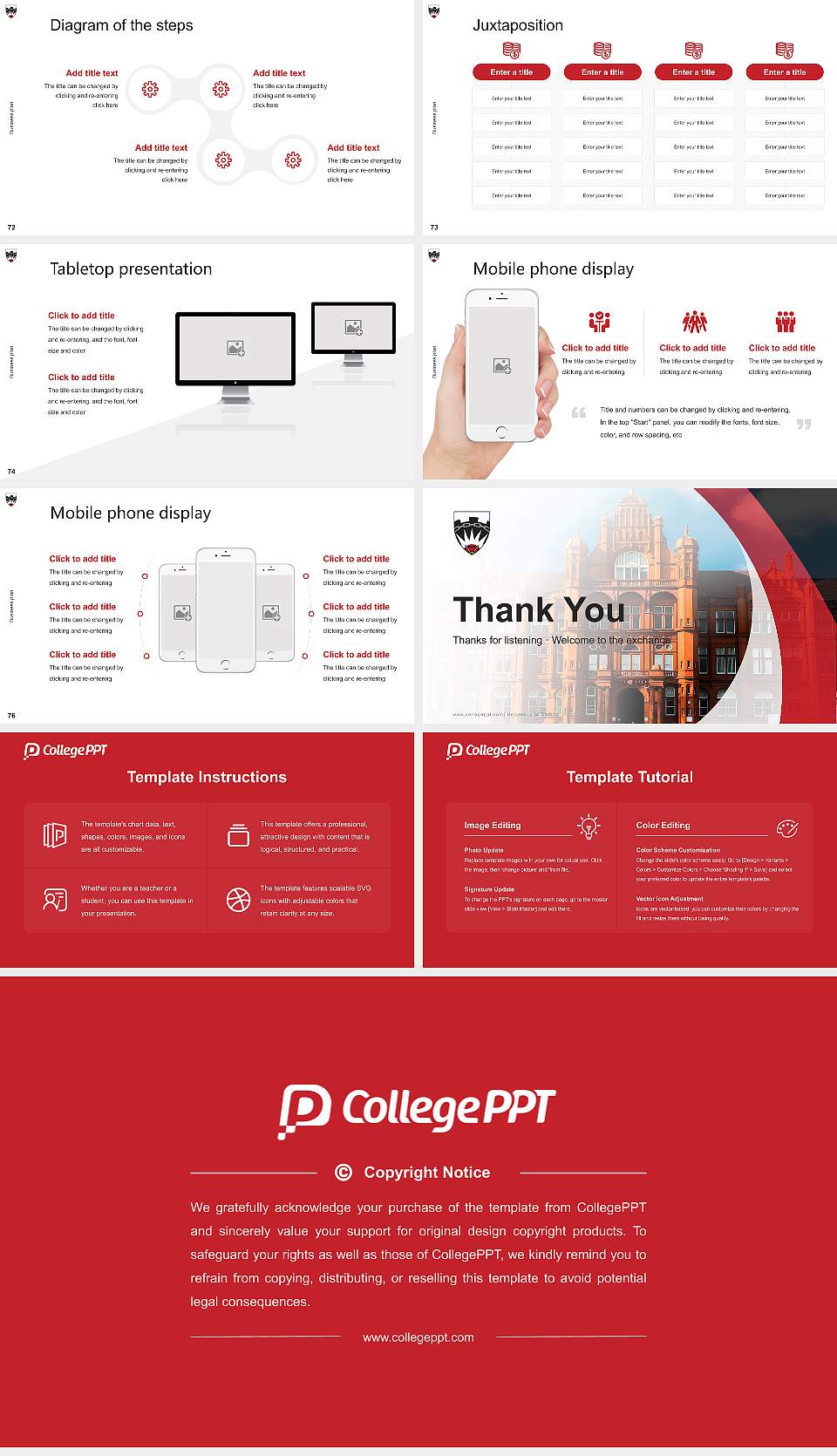 University of Salford Competition/Entrepreneurship Contest PPT Template16:9 ratio PPT effect preview image9