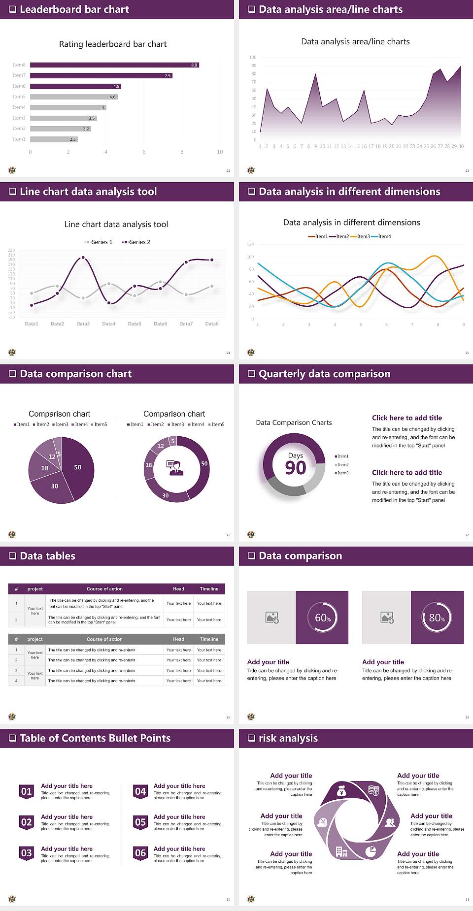 Edge Hill University General Purpose PPT Template4:3 ratio PPT effect preview image4