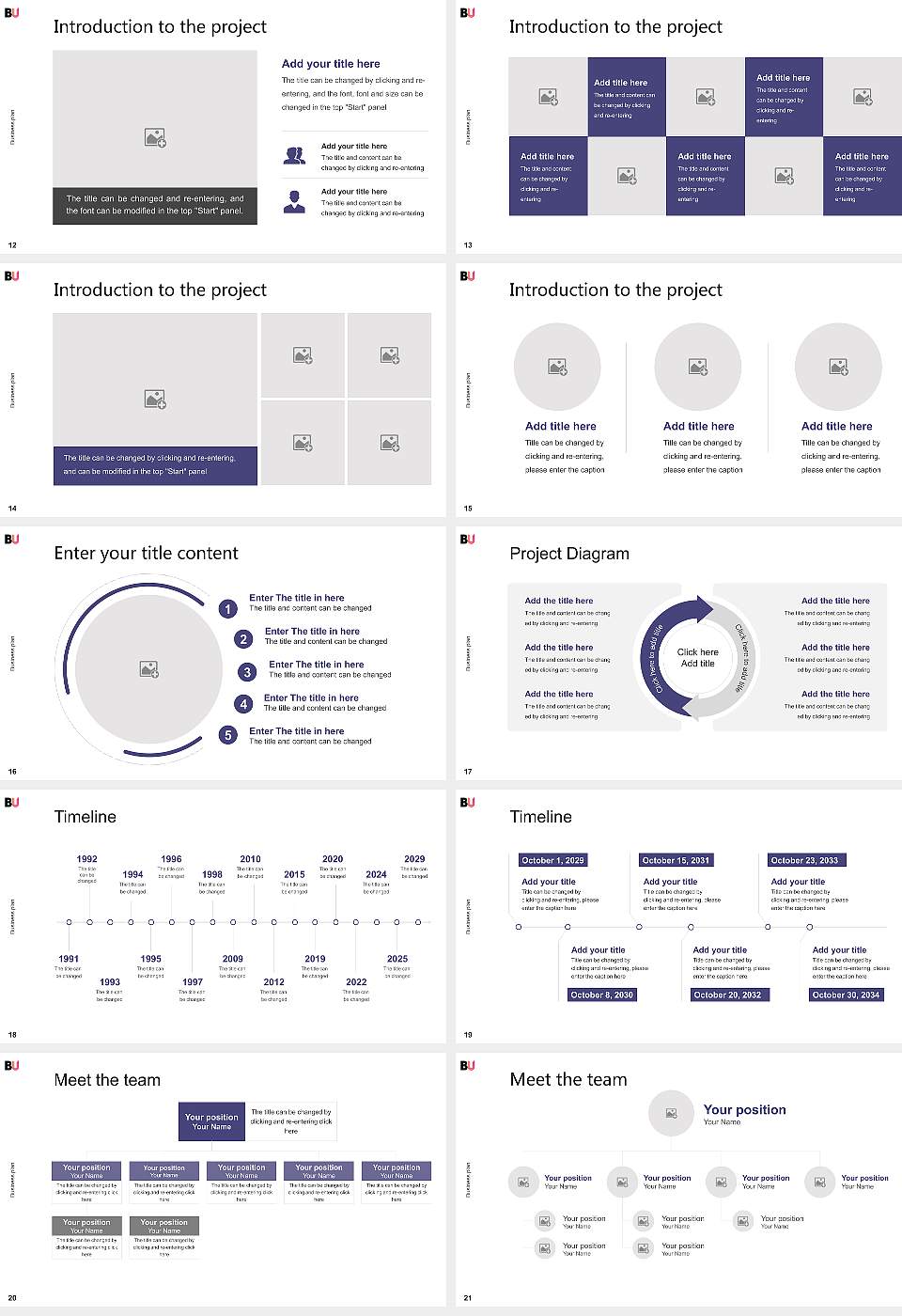 Bournemouth University Competition/Entrepreneurship Contest PPT Template16:9 ratio PPT effect preview image3
