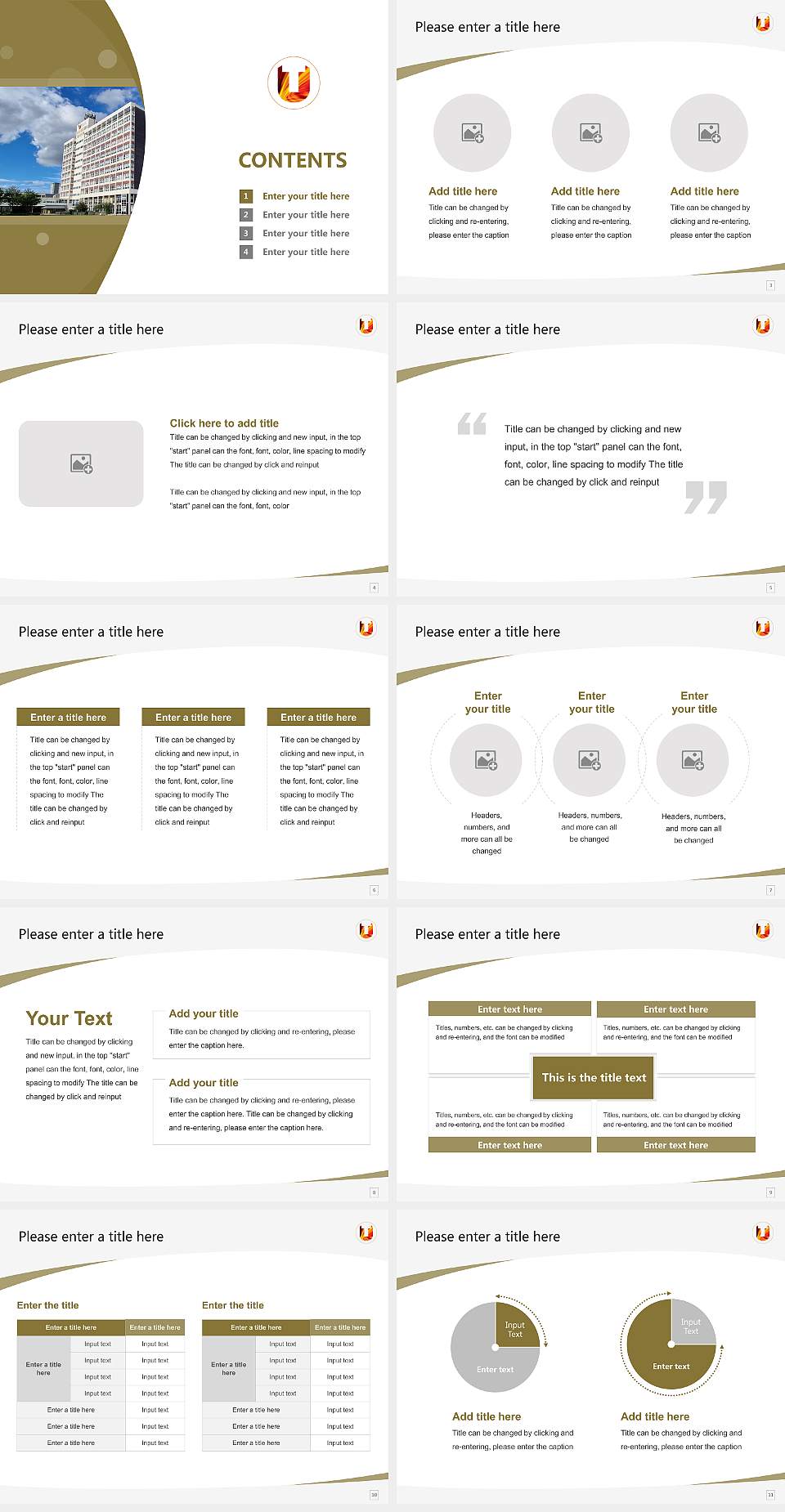 Teesside University Course/Courseware Creation PPT Template4:3 ratio PPT effect preview image2