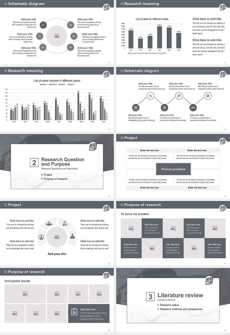 University of Bradford Graduation Thesis Defense PPT Template16:9 ratio PPT effect preview image3