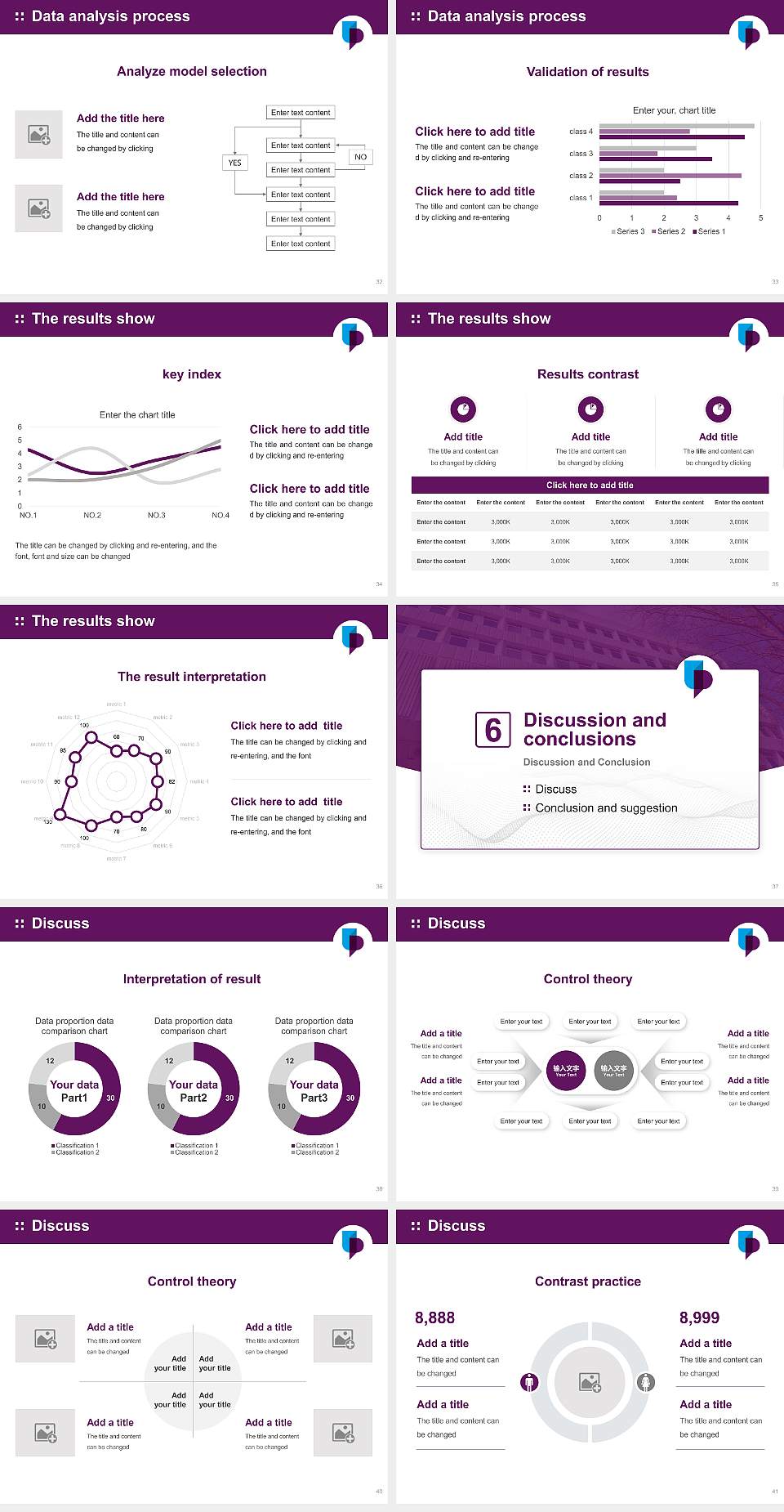 University of Portsmouth Graduation Thesis Defense PPT Template4:3 ratio PPT effect preview image5