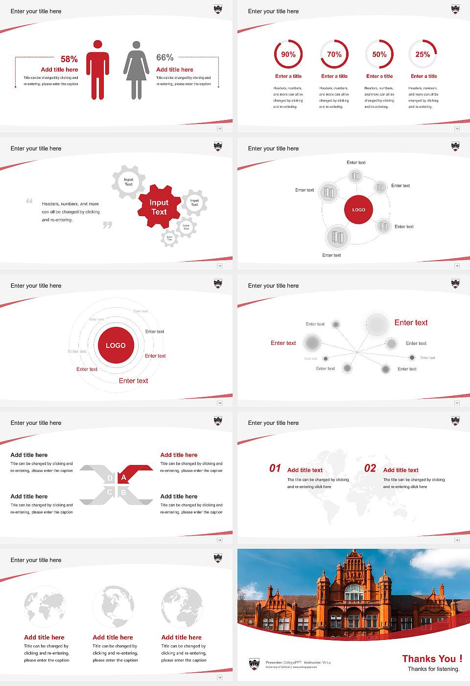 University of Salford Course/Courseware Creation PPT Template16:9 ratio PPT effect preview image4