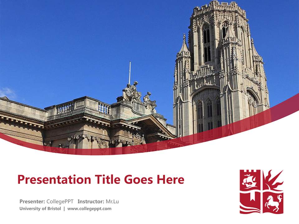 University of Bristol Course/Courseware Creation PPT Template4:3 ratio PPT effect preview image5