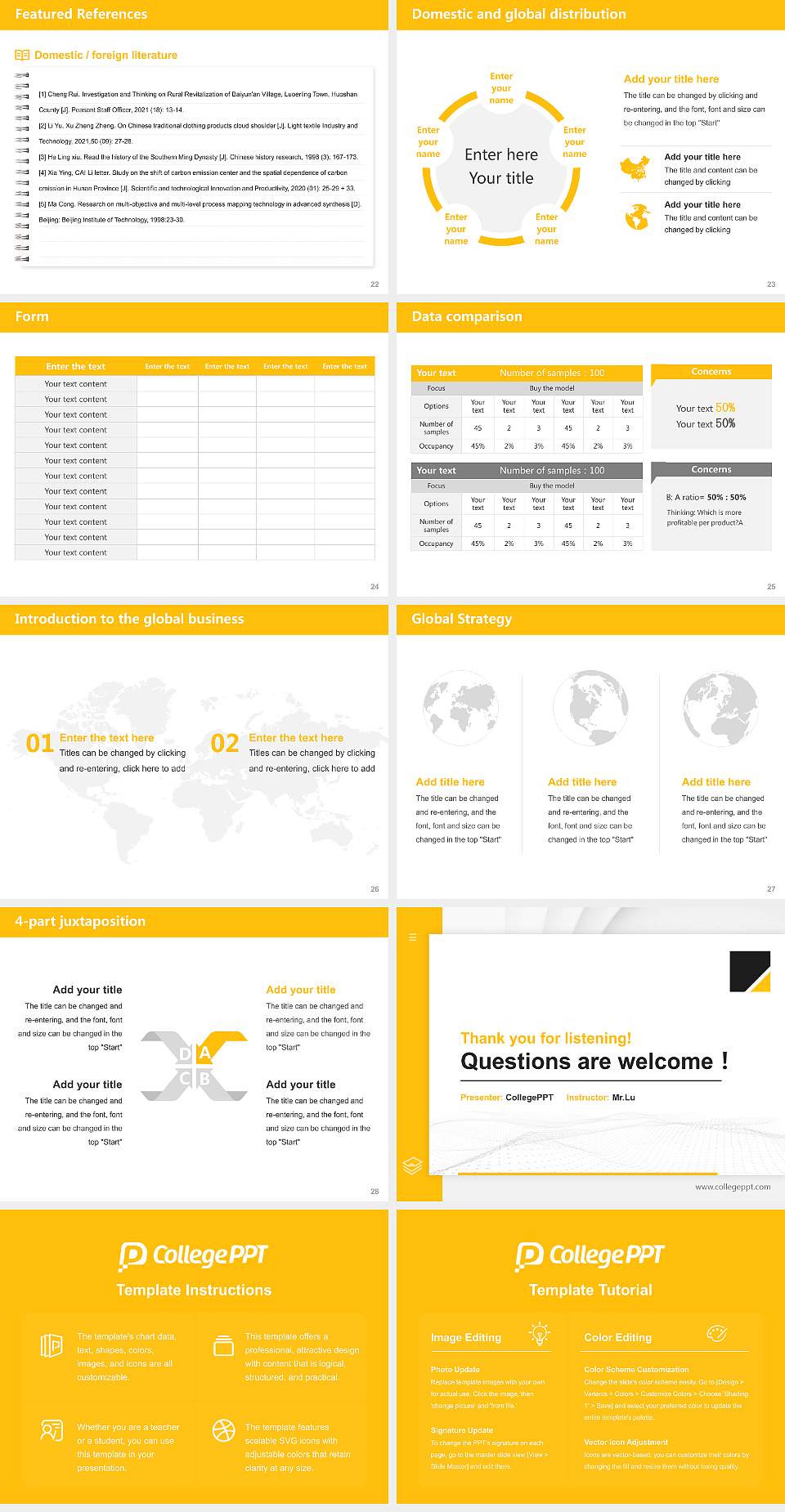 University of Suffolk Thesis Proposal/Graduation Defense PPT Template4:3 ratio PPT effect preview image4