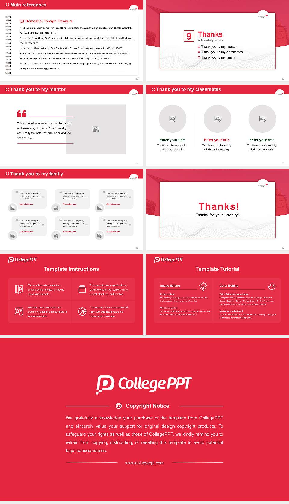 Edinburgh Napier University Graduation Thesis Defense PPT Template16:9 ratio PPT effect preview image7