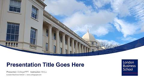 London Business School Course/Courseware Creation PPT Template