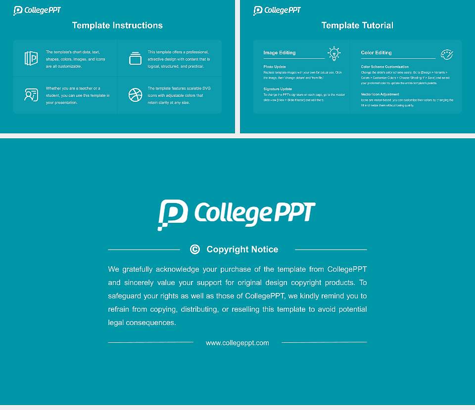 University College London Course/Courseware Creation PPT Template16:9 ratio PPT effect preview image5