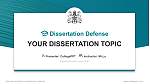 University of Lincoln Graduation Thesis Defense PPT Template