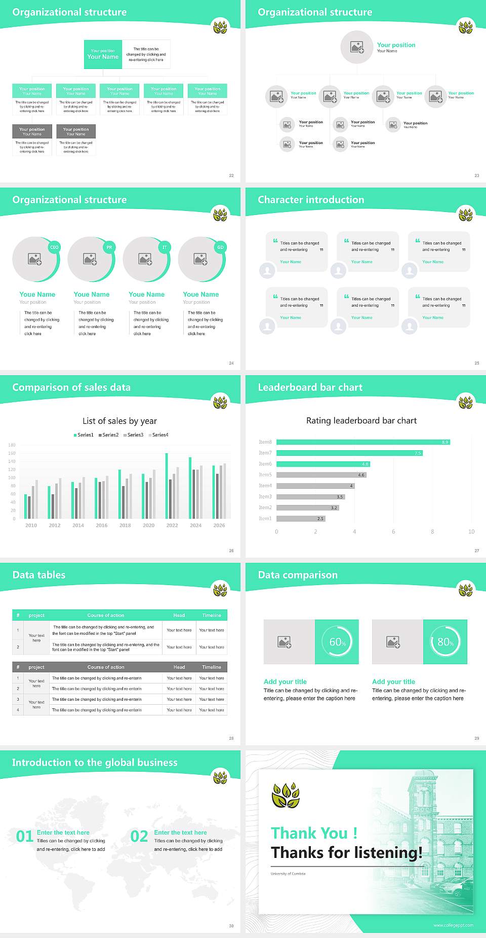 University of Cumbria Academic Presentation/Research Findings Report PPT Template4:3 ratio PPT effect preview image4