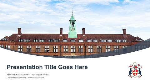 Liverpool Hope University Course/Courseware Creation PPT Template