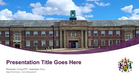 Edge Hill University Course/Courseware Creation PPT Template