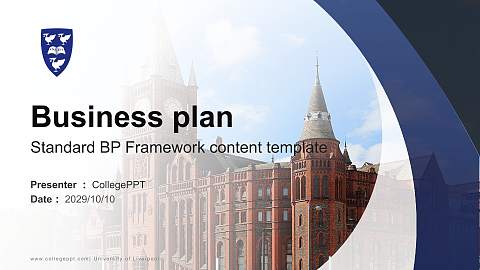 University of Liverpool Competition/Entrepreneurship Contest PPT Template