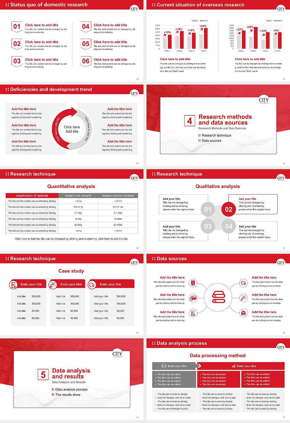 City, University of London Graduation Thesis Defense PPT Template16:9 ratio PPT effect preview image4