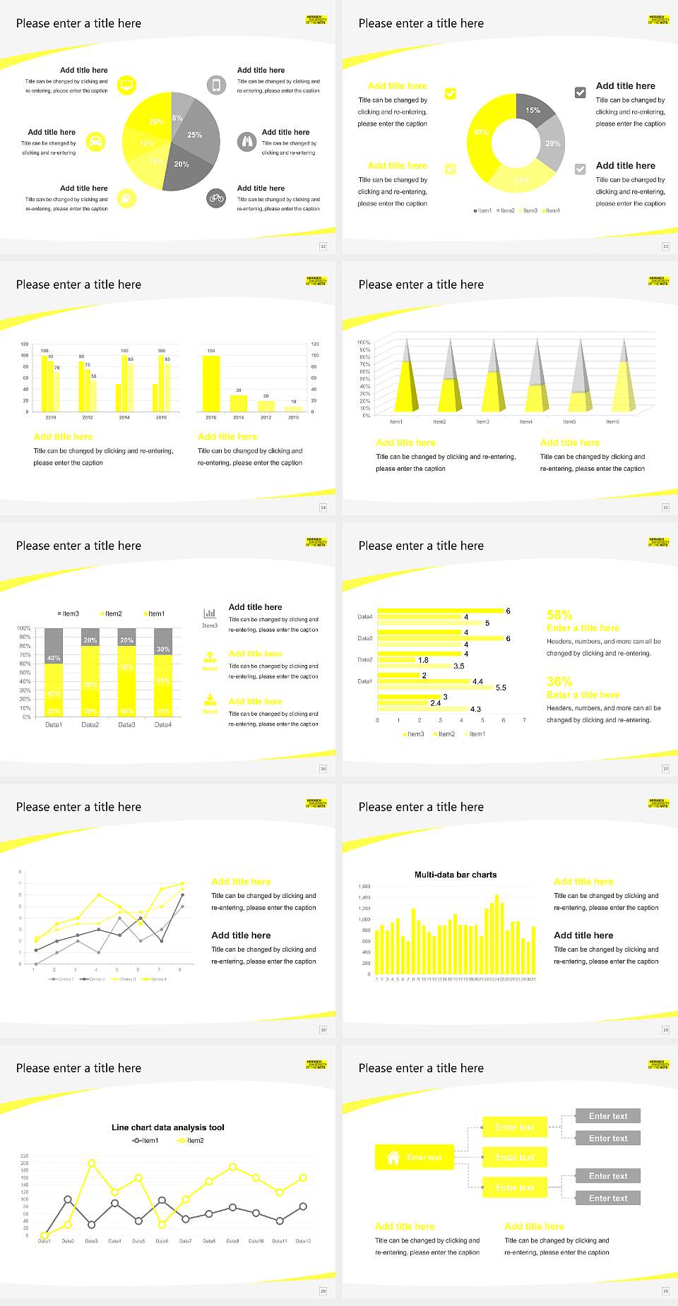 Norwich University of the Arts Course/Courseware Creation PPT Template4:3 ratio PPT effect preview image3