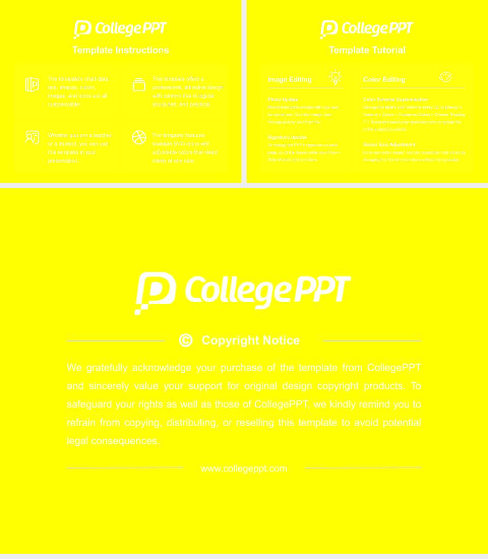 Norwich University of the Arts Course/Courseware Creation PPT Template4:3 ratio PPT effect preview image5