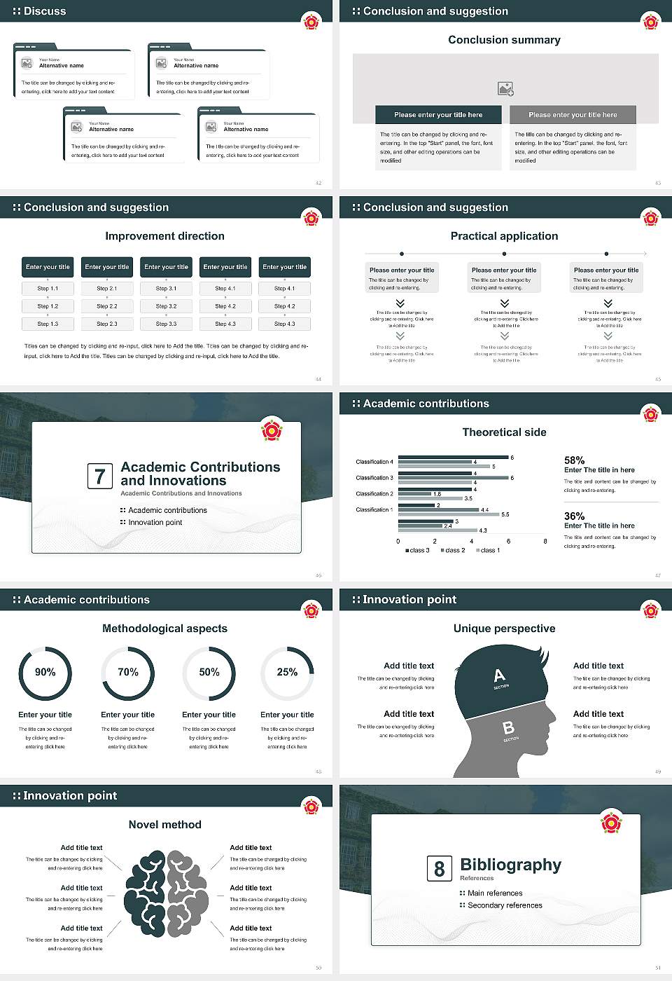 Regent’s University London Graduation Thesis Defense PPT Template16:9 ratio PPT effect preview image6