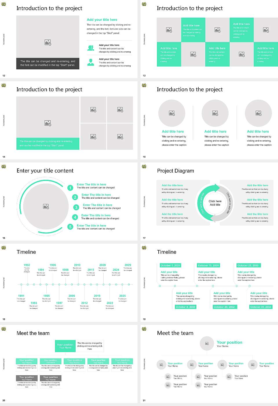 University of Cumbria Competition/Entrepreneurship Contest PPT Template16:9 ratio PPT effect preview image3