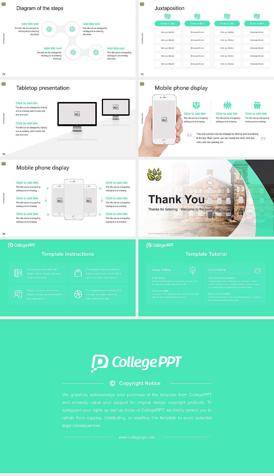 University of Cumbria Competition/Entrepreneurship Contest PPT Template16:9 ratio PPT effect preview image9