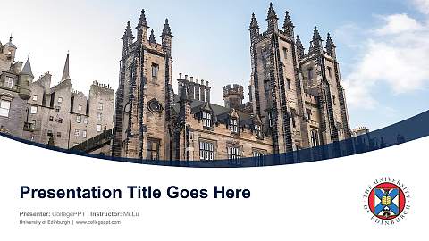 University of Edinburgh Course/Courseware Creation PPT Template