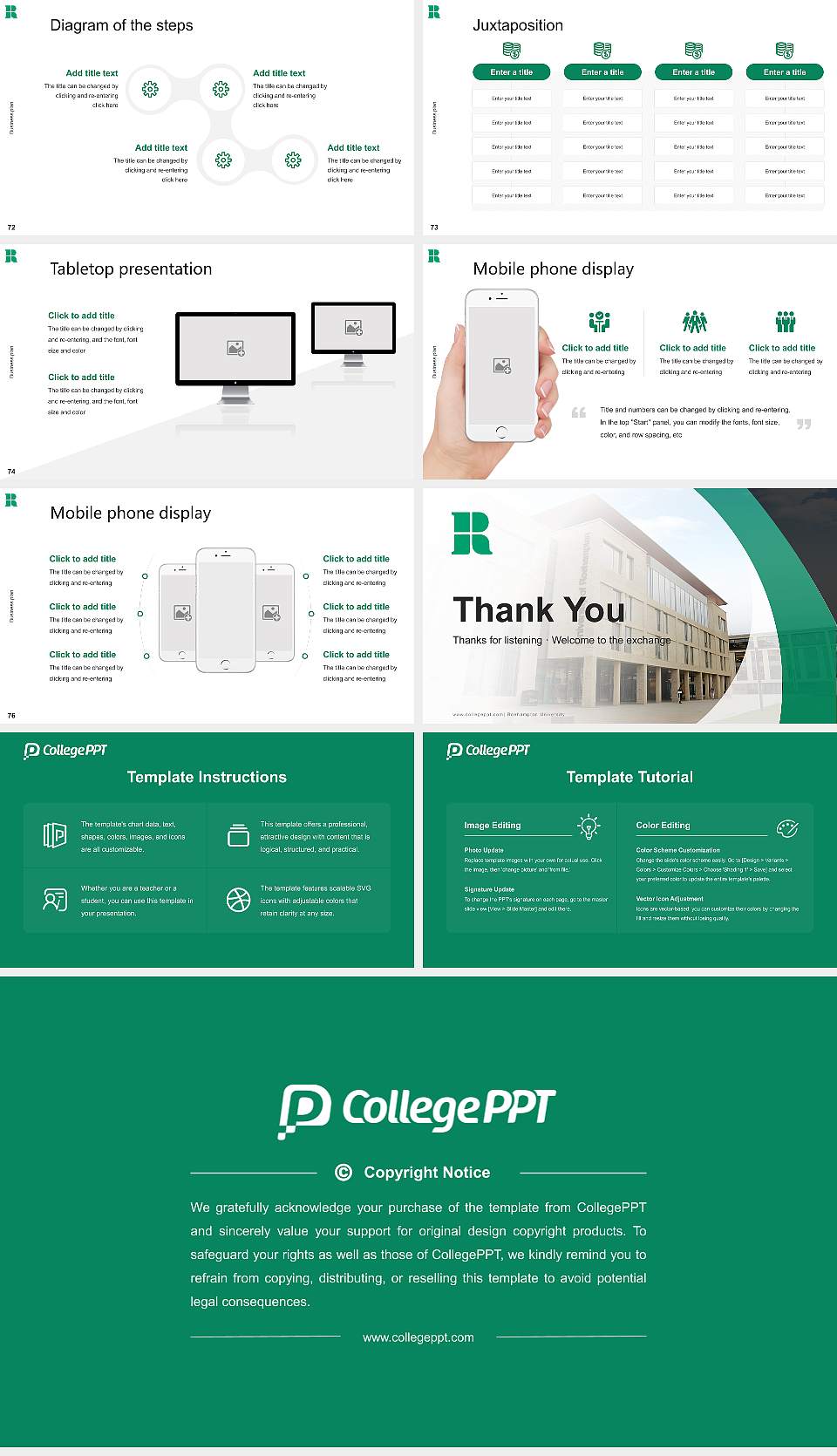 Roehampton University Competition/Entrepreneurship Contest PPT Template16:9 ratio PPT effect preview image9